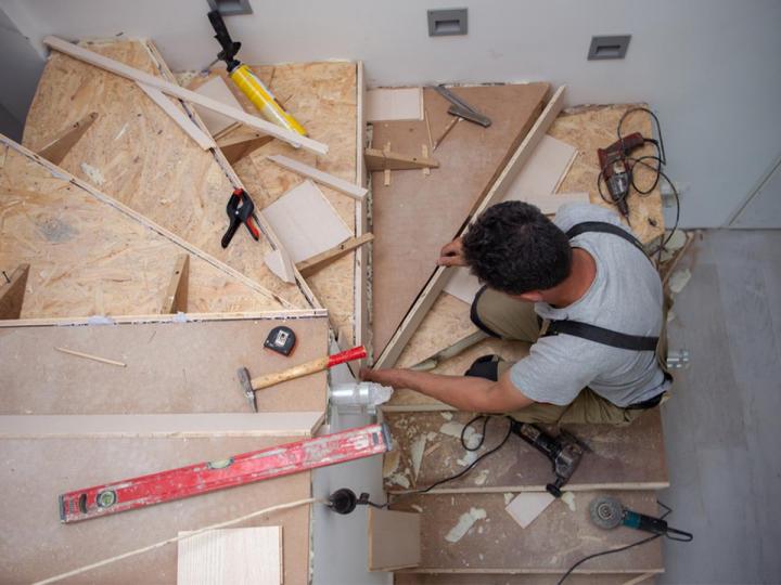 Restauration escaliers en bois Gard